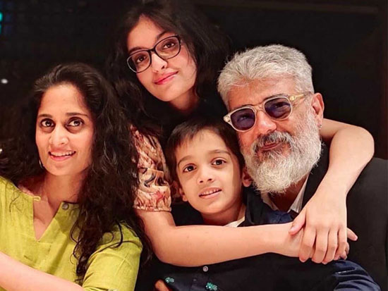 Adorable Family Pictures of Ajith n family